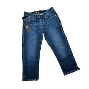 Rock & Republic Women’s Roskilde Festival Stretch Capri Cropped Jeans - Size 2